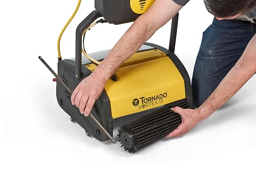 Multi-Surface Floor Scrubber in use on tile floor
