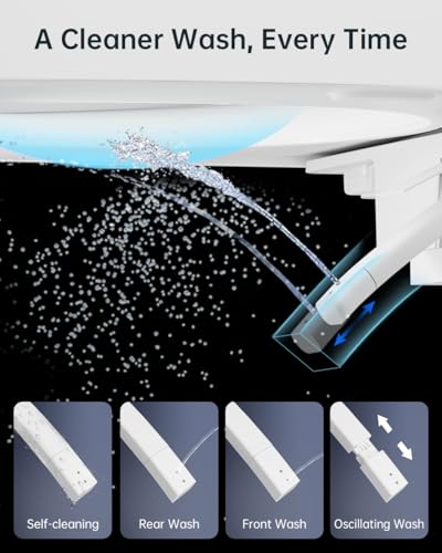 Image of EPLO Smart Toilet Bidet with Tank Built In,Auto Open Close Lid,ADA Comfort Height,Dual Auto Flush,1000 Gram MaP Flushing Score,Heated seat,Modern Elongated One Piece Bidet Toilets Combo U8PRO