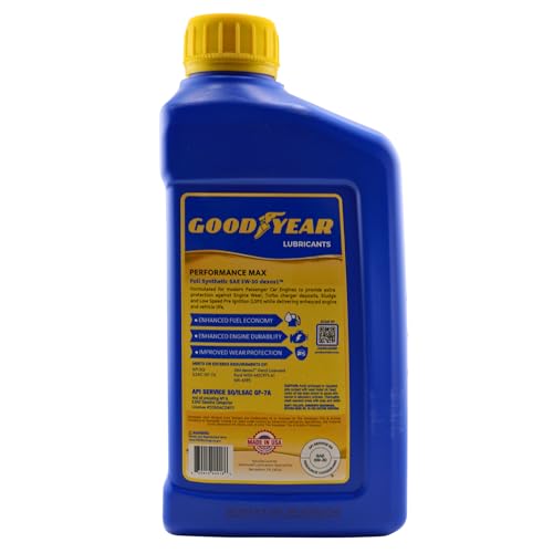 Aceite Motor Sintético SAE 5W-30 Goodyear 1 Quart miniatura 4