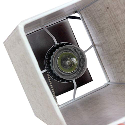 Lampe LED rechargeable USB avec port de charge rapide et base bois - 6