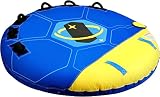 Vitalmeter Inflatable Towable Tube for Boating 1-3 Rider, Have Fun on The Lake, Ocean, Watersports,