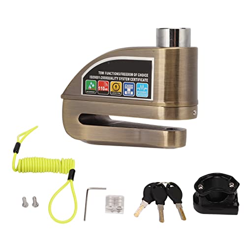 Blocco freno a disco di moto con allarme 110 dB ad alta resistenza in lega in lega di sicurezza Blocco ruota di sicurezza per moto mountain mountain mountain resistenti alla