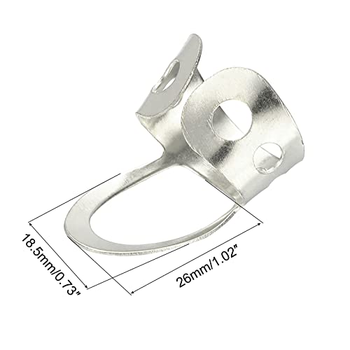 sourcing map Doigt Médiators Inox Acier Argenté Grand Dimension pour Guitare 3Pcs - Les Beatles, Paul McCartney, John Lennon, RIngo Starr, George Harrison sourcing map Doigt Médiators Inox Acier Argenté Grand Dimension pour Guitare 3Pcs – Image 3