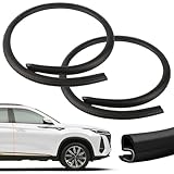 2 Stück B Säule Autotür Dichtungsstreifen, Gummidichtung Auto Türdichtung, Universelle Design Autotür-Wetterabisolierung für Fahrzeugtüren, für LKW, KFZ, Auto, SUV