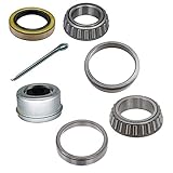 M-parts Trailer Bearing Repair Kit for 1-3/8 to 1-1/16 Inch Tapered #84 Spindle (3.5k...