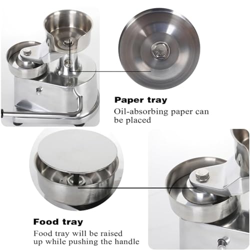 Presse à hamburger manuelle en acier inoxydable robuste pour des galettes parfaites - 4
