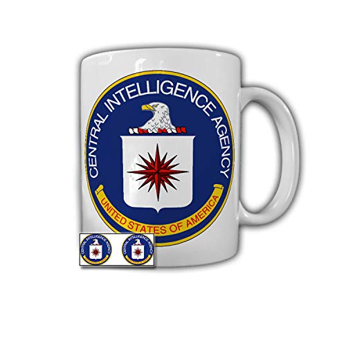 Taza con escudo de la CIA 'servicio secreto' emblema Central #27884