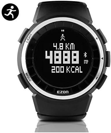 EZON T029 Men's Digital Sports Outdoor Watches with Pedometer Calorie Counter Waterproof Wristwatch