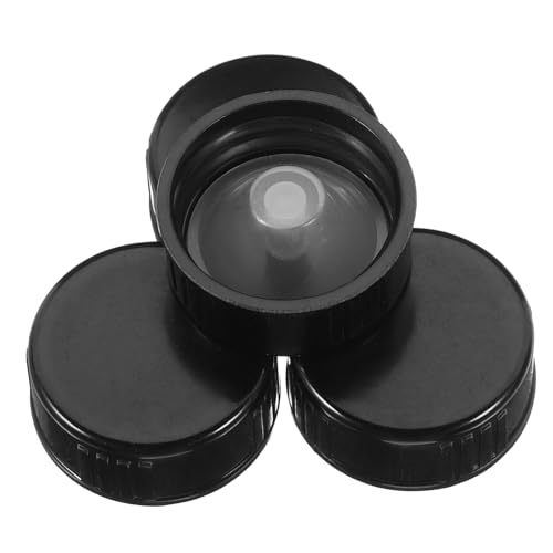 HEALLILY Set 4 Tappi a Vite in Resina Fenolica 28 Denti, Tappi a Vite Rotondi Sigillati Conicità Per Bottiglie Di Vino e Birra, Coperchi Anti-schizzi Chiusura Ermetica Antiscivolo, Per Uso Alimentare