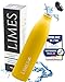 Produktbild Limes 8® Trinkflasche Edelstahl Thermosflasche 1l - Isolierte Wasserflasche - Geschirrspüler geeignet - auslaufsichere Isolierflasche doppelwandig - Thermoskanne Kohlensäure geeignet (Yellow 1000ml)