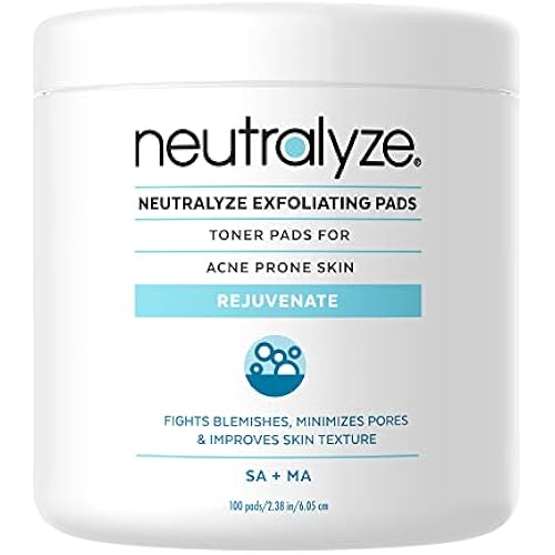 Neutralyze Acne Pads with 1% Salicylic + 1% Mandelic, 100 Count