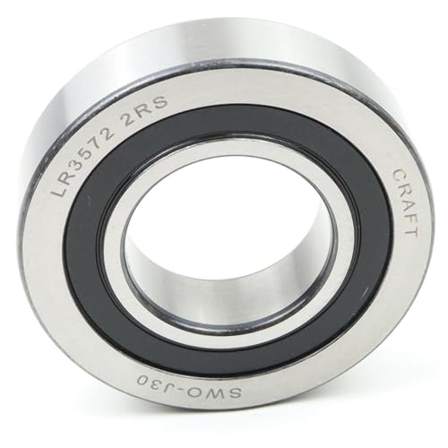 Parts and Parts Laufrolle LR3572 2RS 35x72x17mm, einreihige Laufrolle, für höhere Drehzahlen, ideal für industrielle Anwendungen