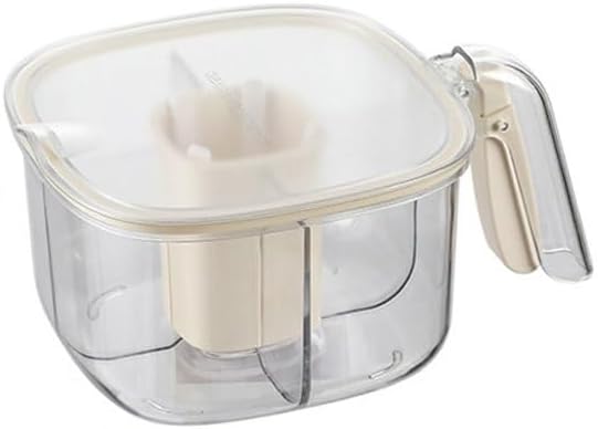 Handle Latch Type Kitchen Spice Storage Four Compartment Container with Sauce Jar