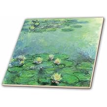 3dRose Water Lilies No 2 by Claude Monet, 1914-1917 6 Inch Ceramic Tile