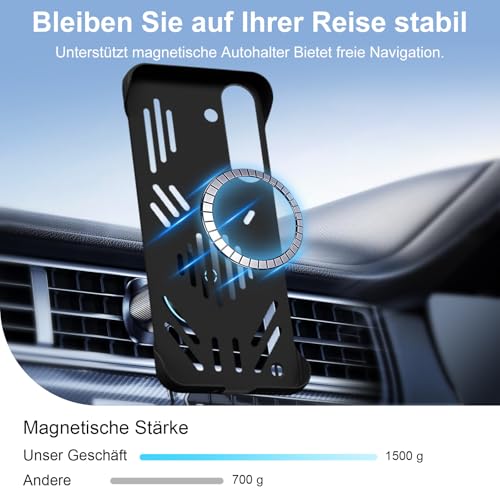 Coque de protection Samsung S24 mate antichoc à structure ouverte et aimantée