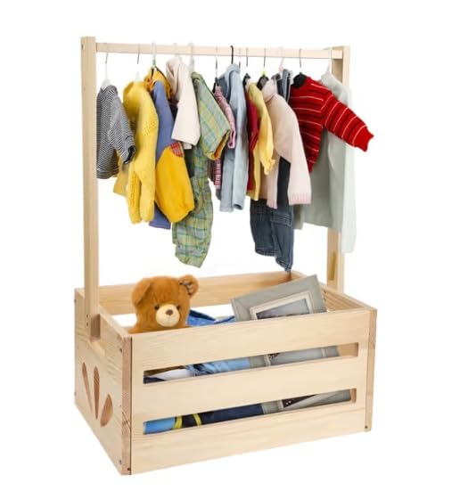 Panier pour bébé en bois naturel au design élégant et durable