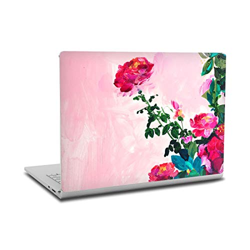 Skin rose jardin floral Microsoft Surface Book 2 vinyle anti-rayure repositionnable