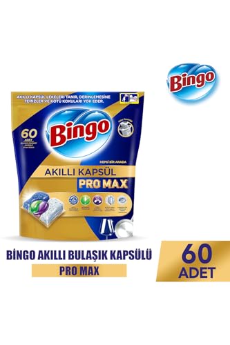 Bingo Akıllı Kapsül Pro Max Bulaşık Makinesi Deterjanı Tableti 60'lı: 255₺