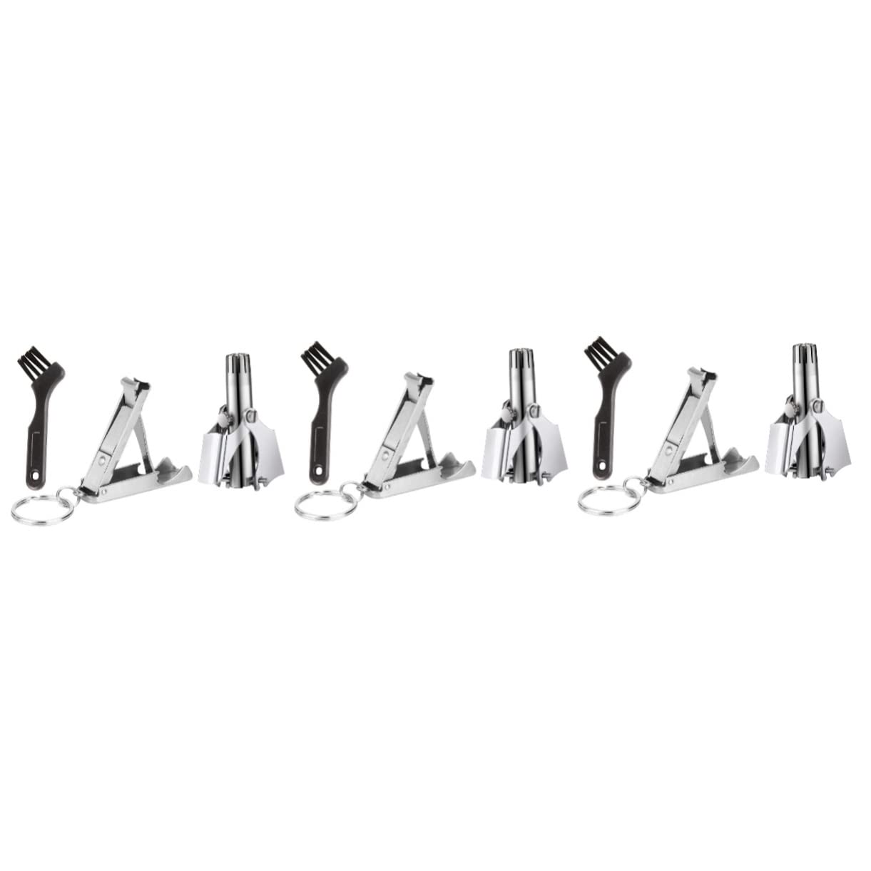 FOMIYES 3 Sets Nasenhaarschneider Trimmer Für Nasenhaare Nagelschneider Nasenhaarentferner Keine Batterie Haartrimmen