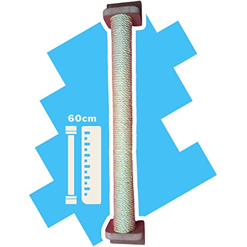 Arranhador para Gatos de Parede Gatto Karino - Kit 2un Sisal 50mm x 60cm