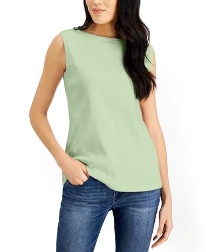 Karen Scott Boat Neck Top