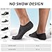 COOVAN Mens No Show Socks Cotton Low Cut Invisible Short Casual Men Non Slip Casual Socks (7 Pairs)