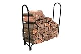 Amazon Basics - Soporte para leña, para exteriores e interiores, 1,2...