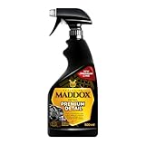 Maddox Detail - Limpia Salpicaderos Coche Vinilo y Gomas de Interior | Hidratador de Plásticos | Limpiador Abrillantador de Interiores Coche | Productos Limpieza Vehiculo | Premium Detail 500ml