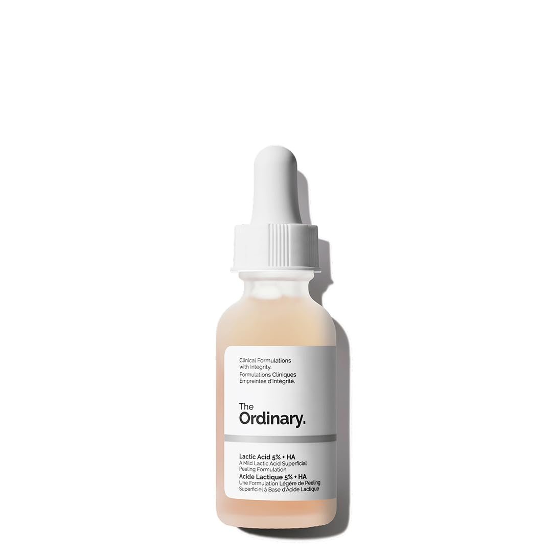 The Ordinary Lactic Acid 5% + Hyaluronic Acid 2%, Gentle Exfoliating Serum for Smoother Skin The Ordinary Lactic Acid 5% + Hyaluronic Acid 2%, Gentle Exfoliating Serum for Smoother Skin