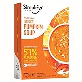 Simplify Curried Pumpkin Soup - Pack of 1 (Serves 3 to 4) I Makes 500ml | Home Style Ready To Eat - Instant Soup Packet | 0% Additives and Preservatives