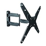Homevision Technology LCD5443BLK Slim Full-Motion Curved TV Wall Mount, Black