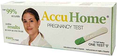 AccuHome Pregnancy Test (OTC Urine midstream) (2 per Box)
