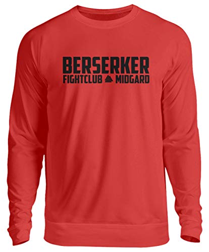 Pull Berserker Fightclub Midgard rouge XXXL résout le manque d'espace des sweats classiques