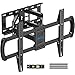 MOUNTUP TV Wall Mount, TV Mount Swivel and Tilt Full Motion for Most 42-82 Inch Flat Curved TVs, Wall Mount TV Bracket with Articulating Arm, Holds up to 100lbs Max VESA 600x400mm, Fits 12" 16" Studs