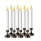 3. Juego de 8 velas de gota a gota. Cada vela necesita dos pilas AAA (pilas no incluidas)