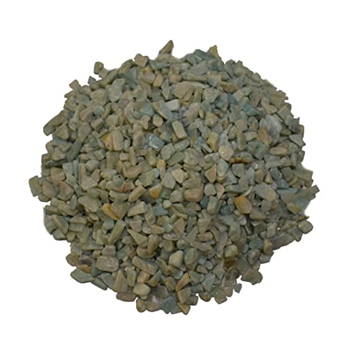 Amazonita natural cruda de piedra rugosa | Amazonita natural para calmar los chakras del corazón y la garganta (500 g), 300 g, cristal, amazonita, 300 Gram, Cristal, Amazonita