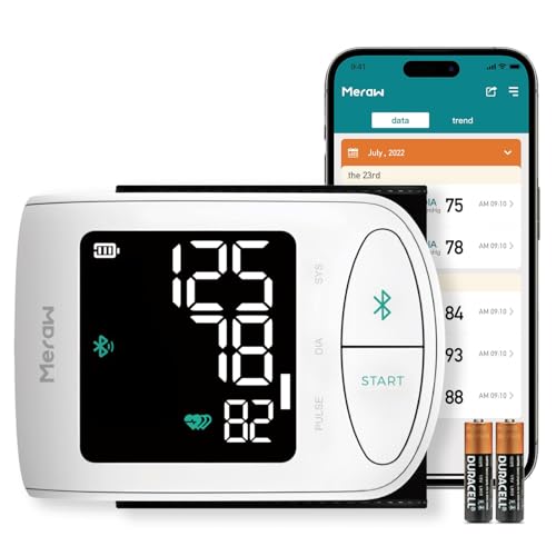 Meraw Blood Pressure Monitor Adult Cuff, Blood Pressure Cuff Monitor Wrist, Blood Pressure Machine Home Use 5.3-8.5