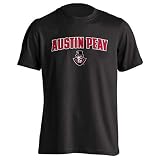 Sport Your Gear Austin Peay Governors Classic Arch Mascot Basic Collegiate Logo T-Shirt Black XL