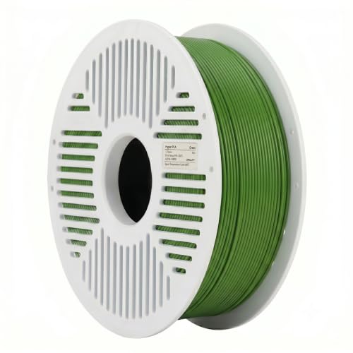 Image of Creality PLA Filament with Reusable Spool 1KG, 1.75mm PLA 3D Printing Filament 2.2lbs High Dimensional Accuracy, Easy Installation Detachable Spool, Fits for Most 3D Printers, Green