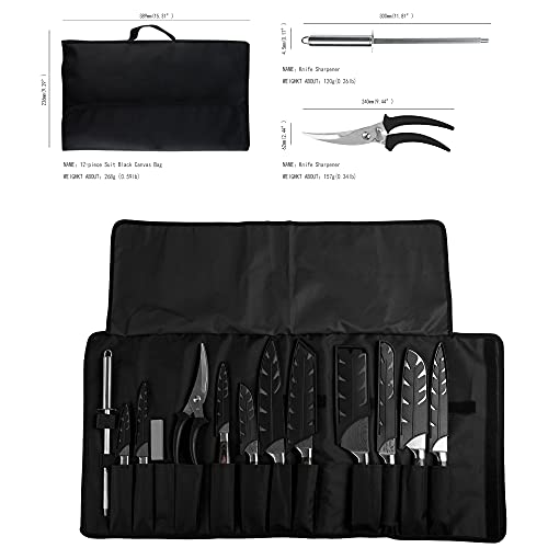 Xyj Slicing Chef Knives Stainless Steel Santoku Nakiri Knife Meat Cleaver Vegetable Cooking Knife Come With Sheath Cover For Kitchen Outdoor Camping #TOP2