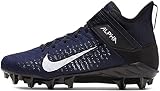 Nike Alpha Menace Pro 2 Mid (Color: College Navy/White-Black, Size:12.5)