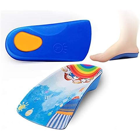 3/4 Length Insoles for Kids, Orthotic Kids Insoles Arch Support Childrens Insoles for Kids’ Flat Feet, Plantar Fasciitis, Pronation, Heel Pain Cover