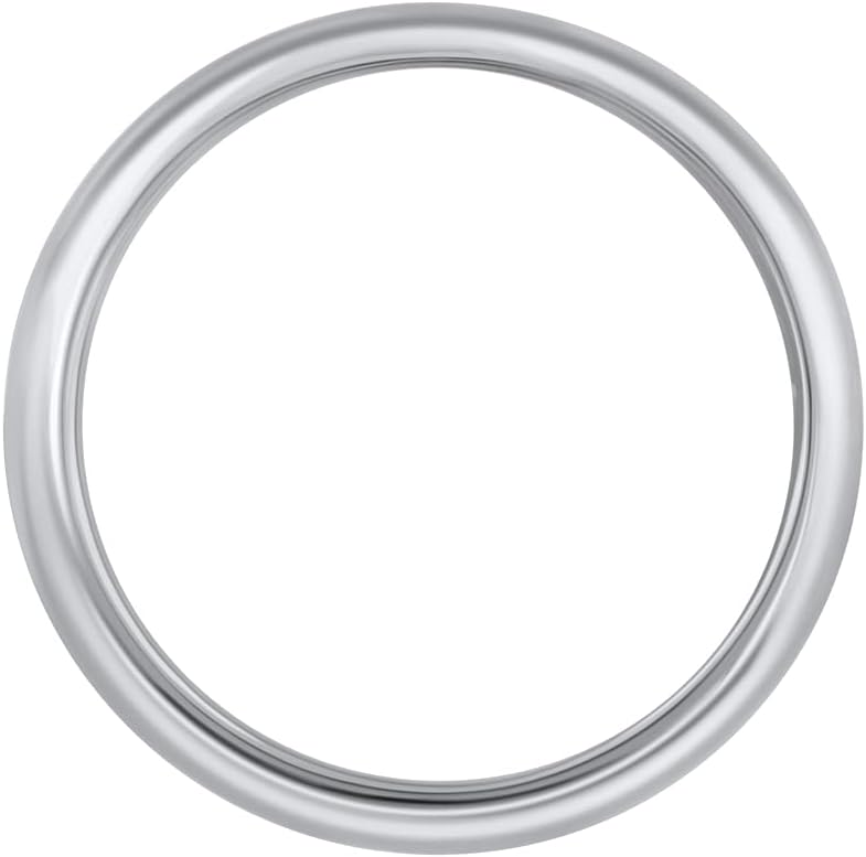 950 Platinum 6 mm Plain Wedding Band (Ring Size 13.75)