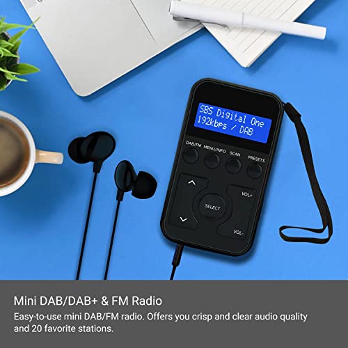 MangoKit MP1 Mini radio portatile DAB/DAB+/FM,con