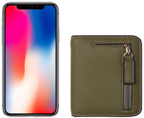 image for Toughergun Wallet Women Rfid Blocking Small Compact Bifold Luxury Leat