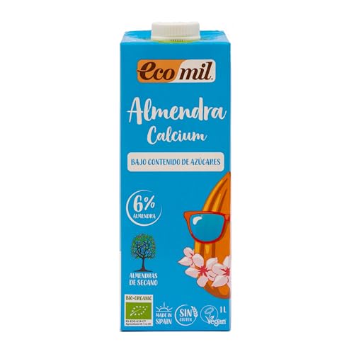 Ecomil Organic Almond Calcium Drink 1 Litre (Pack of 3)