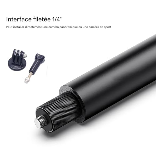 Trípode monópode extensible Frfik giratorio 360° para grabación de vídeo en casa 4