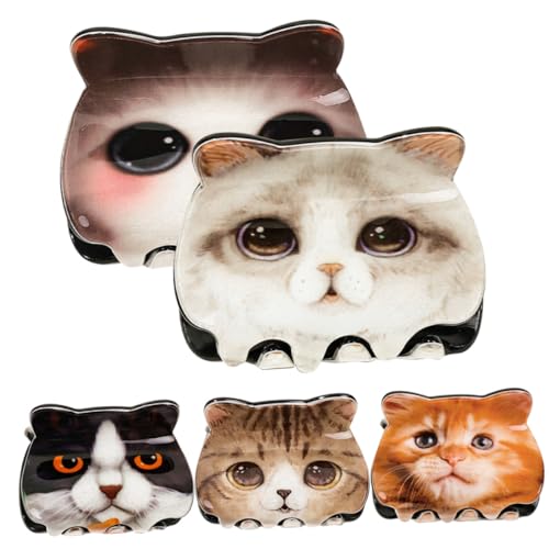 Pince à cheveux animaux pour cheveux épais lot de 5 grandes barrettes