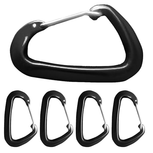 Ganchos para llavero – Mosquetones pequeños en de D | Accesorios de hebilla de camping resistentes para senderismo, mochileros, actividades al aire libre
