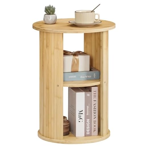 Compact Bamboo Side Table for Versatile Use